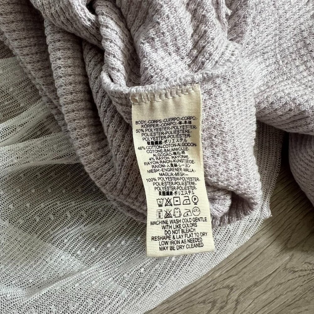 Free People Cloud Dance with Me Tee/Tunic Size S - Picture 7 of 9